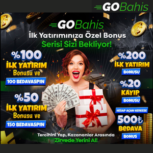 GOBahis promosyon çeşitleri